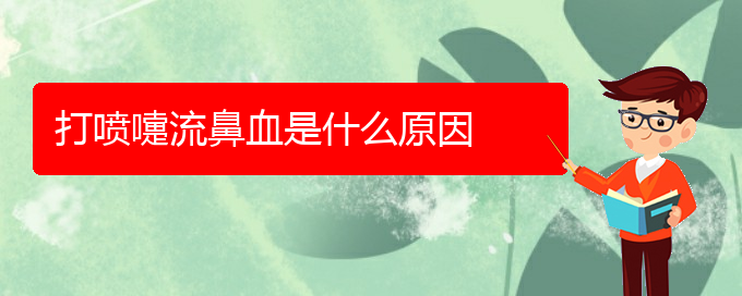 (貴陽鼻科醫(yī)院掛號)打噴嚏流鼻血是什么原因(圖1) (貴陽鼻科醫(yī)院掛號)打噴嚏流鼻血是什么原因(圖1)