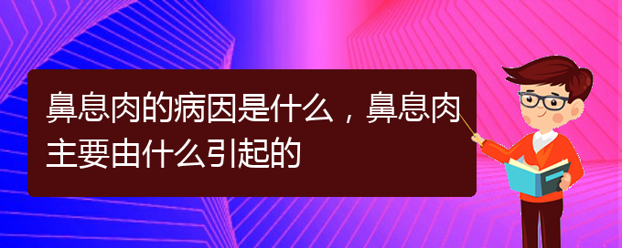 (貴陽(yáng)鼻息肉治療哪家好)鼻息肉的病因是什么，鼻息肉主要由什么引起的(圖1)