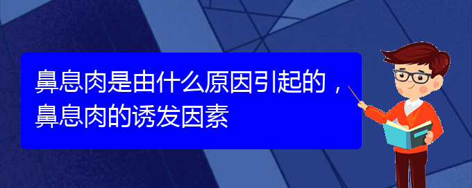 (看鼻息肉貴陽哪個醫(yī)院好)鼻息肉是由什么原因引起的，鼻息肉的誘發(fā)因素(圖1)
