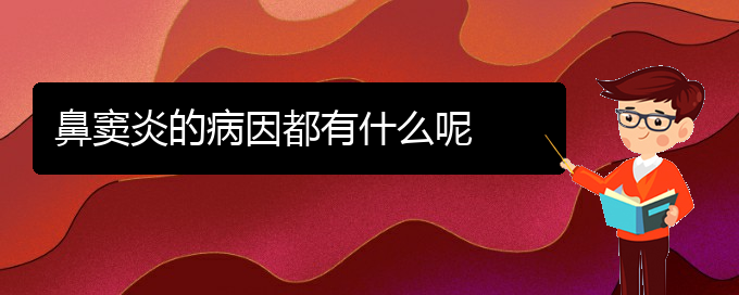 (貴陽哪里有治療鼻竇炎的醫(yī)院)鼻竇炎的病因都有什么呢(圖1) (貴陽哪里有治療鼻竇炎的醫(yī)院)鼻竇炎的病因都有什么呢(圖1)