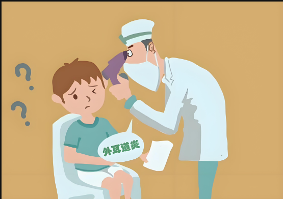 耳朵瘙癢，伴有異味，可能是外耳道濕疹在作祟(圖1)